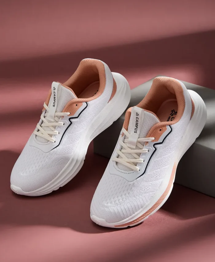 SPREE Off White Women's Running Shoes